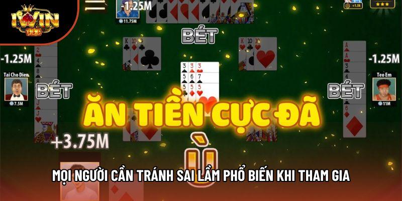 Mọi người cần tránh sai lầm phổ biến khi tham gia