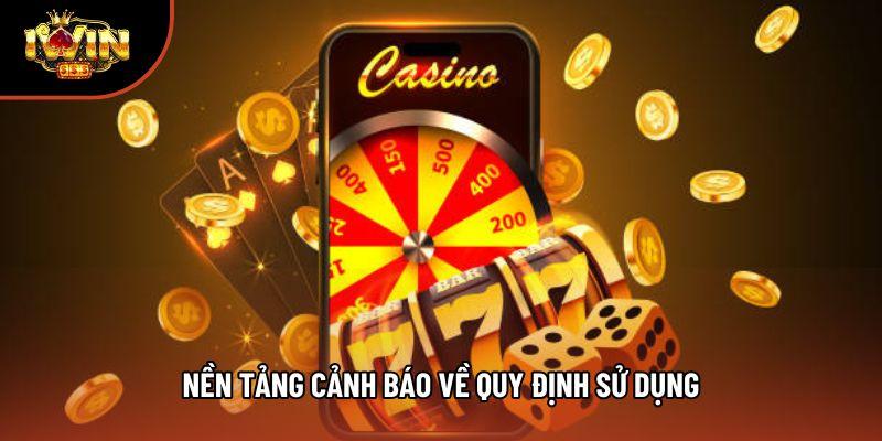 Nền tảng cảnh báo về quy định sử dụng
