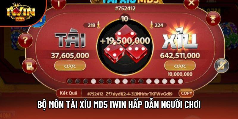 Bộ môn tài xỉu md5 iwin hấp dẫn người chơi Bộ môn tài xỉu md5 iwin hấp dẫn người chơi